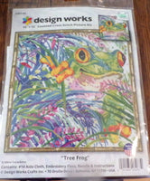 Tree Frog Design Works Counted Cross Stitch Kit
