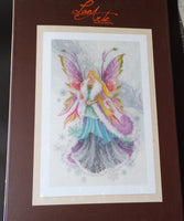 Fantasy Winter Elf Fairy 30 ct. Linen Counted Cross Stitch Kit by LanArte