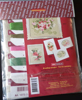 Bouquet with Roses Ribbon & Cross Stitch Kit Riolis