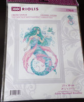 Little Mermaid Rosalina Counted Cross Stitch kit by RIOLIS