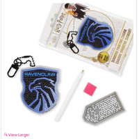 Harry Potter Ravenclaw Crest Charm Camelot Dots Diamond Art Kit 2.625"X3.14