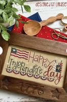 Happy Independence Day Cross Stitch Pattern By Primrose Cottage
