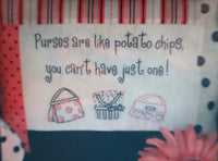 Oh My Bloomin' Threads Purses Are Like Quilt / Pillow Embroidery Pattern