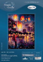 Sky Lanterns Counted Cross Stitch kit by Magic Needle