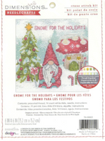Gnome For the Holidays Counted Cross Stitch Kit Dimensions