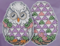 Mill Hill js18-1814 Jim Shore Owl Egg Beaded Cross Stitch Kit