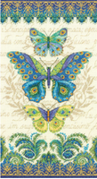 Peacock Butterflies Cross Stitch Kit By Dimensions