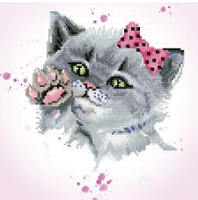 Eye Spy Kitty Diamond Dotz Diamond Art Kit 12.6" X 12.6"