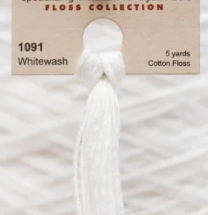 1091 White Wash Hand Dyed 6 Strand floss By Weeks Dye Works