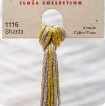 1116 Shasta Hand Dyed 6 Strand floss By Weeks Dye Works