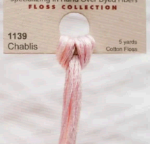 1139 Chablis Hand Dyed 6 Strand floss By Weeks Dye Works