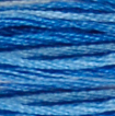 DMC 121 Cyclades Blue Ombre Six Strand Floss 8.7 Yard Skein