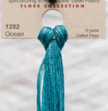 1282 Ocean Hand Dyed 6 Strand floss By Weeks Dye Works