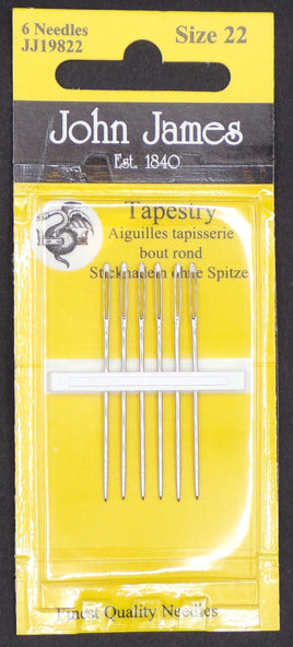 John James JJ198-22 Tapestry Needles Size 22