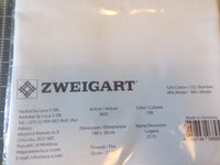 Zweigart 25 ct. Lugana White 19.7" x 55"