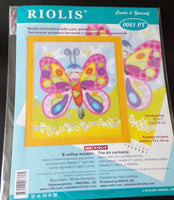 Bead Embroidery Kit Fairytale Butterfly by RIOLIS
