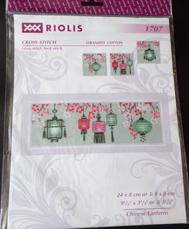 RIOLIS Lanterns Counted Cross Stitch Kit