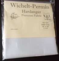 Wichelt Prepackaged 22 ct. Hardanger - Water Grey 18" x 30"