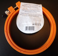 Susan Bates Plastic 4 Inch Hoop  - 4 In Hoop:Orange