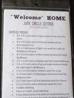 June Center Circle Woolen Mats Pattern By Buttermilk Basin