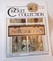 Christmas Cross Stitch Pattern leaflet Vicki Hastings Cricket Collection