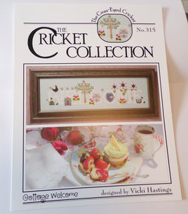 Cottage Welcome Cross Stitch Leaflet Vicki Hastings Cricket Collection
