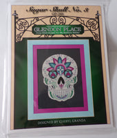 Sugar Skull # 3 Cross Stitch Leaflet Pattern By Glendon Place