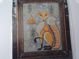 The Fox - Cottage Garden Samplings - A Year in the Woods 1/12 Cross Stitch