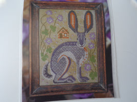 The Jackrabbit - Cottage Garden Samplings - A Year in the Woods 3/12 Cross Stitch Pattern