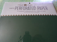 Mill Hill Holly Green Painted Perforated Paper