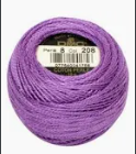 208 Lavender DMC Size 8 Pearl Cotton - 87 yd. Ball