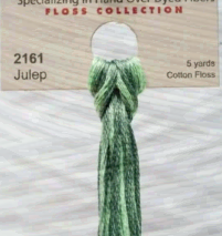 2149 Peacock Hand Dyed 6 Strand floss By Weeks Dye Works