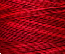 2266 Turkish Red Hand Dyed 6 Strand floss By Weeks Dye Works