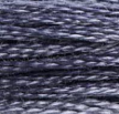 DMC 317 Metallic Steel Six Strand Floss 8.7 Yard Skein