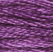 DMC 327 Dark Purple Six Strand Floss 8.7 Yard Skein
