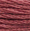 DMC 3722 Dark Rosewood Six Strand Floss 8.7 Yard Skein