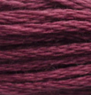 DMC 3802 Aubergine Six Strand Floss 8.7 Yard Skein