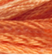 DMC 4124 Pumpkin Spice Color Variations 8.7 yard Skein