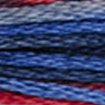 DMC 4512 Patriotic Stripe Coloris 8.7 Yard Skein