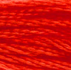 DMC 606 Bright Red Six Strand Floss 8.7 Yard Skein