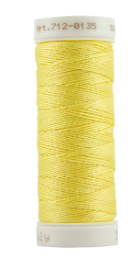 712-0135 Lemon Yellow Sulky 12 wt. Cotton Petites 50 Yard Spool