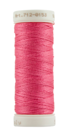 712-0153 Flamingo Pink Sulky 12 wt. Cotton Petites 50 Yard Spool