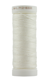 712-0333 Milky White Sulky 12 wt. Cotton Petites 50 Yard Spool