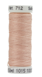 712-1015 Med. Peach Sulky 12 wt. Cotton Petites 50 Yard Spool