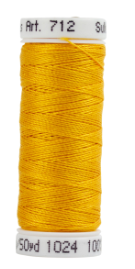 712-1024 Goldenrod Sulky 12 wt. Cotton Petites 50 Yard Spool