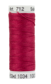 712-1034 Burgundy Sulky 12 wt. Cotton Petites 50 Yard Spool