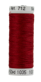 712-1035 Dark Burgundy Sulky 12 wt. Cotton Petites 50 Yard Spool