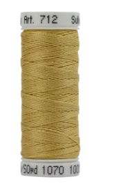 712-1070 Gold Sulky 12 wt. Cotton Petites 50 Yard Spool