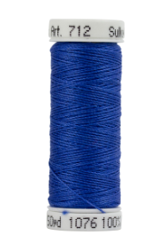 712-1076 Royal Blue Sulky 12 wt. Cotton Petites 50 Yard Spool