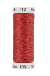 712-1081 Brick Sulky 12 wt. Cotton Petites 50 Yard Spool